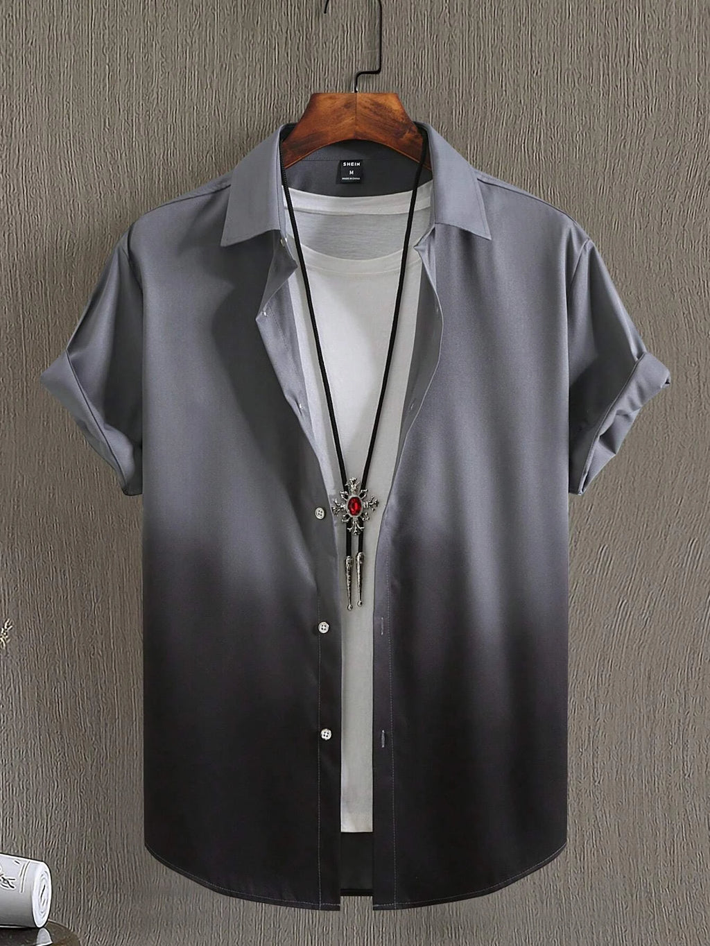 2025 Men's Shirt Summer Clothing Gradient Design Graphic 3D Print Shirts Short Sleeve Tops Streetwear  Casual Hawaiian Shirts