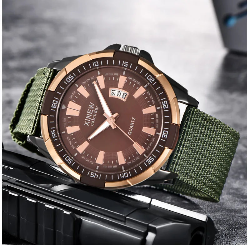 Children Cheap Watches Reloj Hombre Students Boys Fashion Nylon Band Simple Date Quartz Watch Erkek Barato Saat Montre Homme