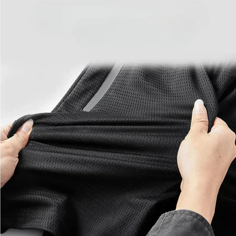 Men's Sets Breathable Men's Chandals Short Sleeve+ Shorts Outfit Football Fashion Polyester Men's Summer Clothing 2 Piece Set