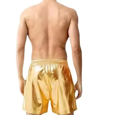 Shorts Pants Men Short Pant Lace Up High Elastic Waist Casual Pocket Loose Regular Splice Straight Trousers Autumn Winter