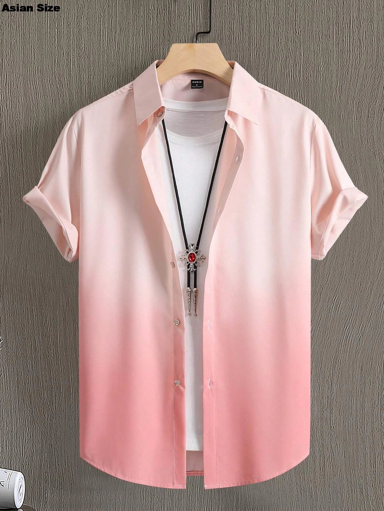 2025 Men's Shirt Summer Clothing Gradient Design Graphic 3D Print Shirts Short Sleeve Tops Streetwear  Casual Hawaiian Shirts