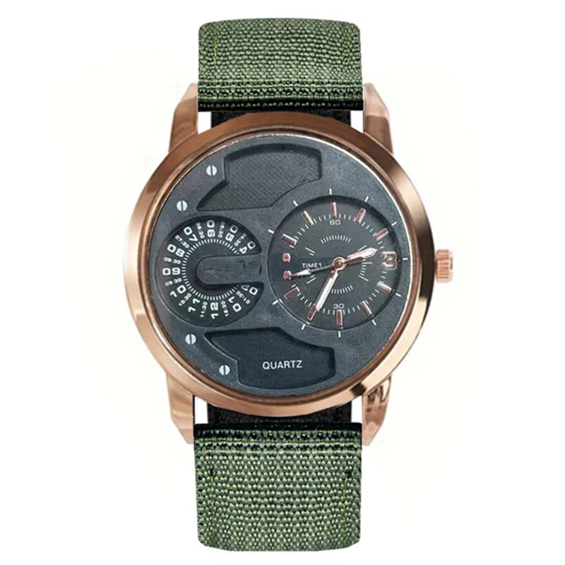 1pc / lot Men Cheap Watches Students Fashion Casual Nylon Band Quartz Wrist Watch Black Erkek Barato Saat Relogio Masculino 2025