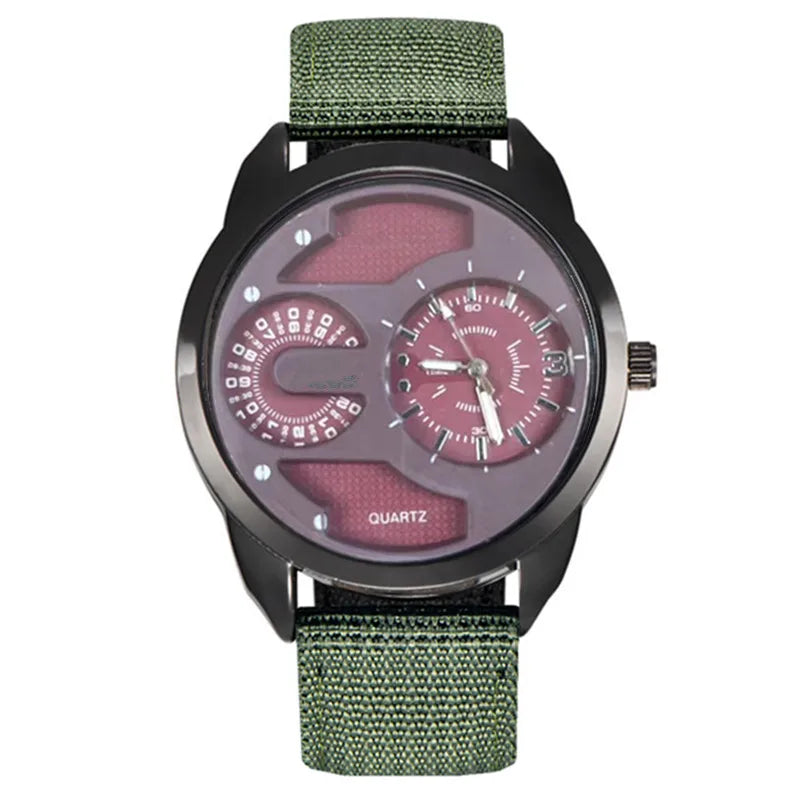 1pc / lot Men Cheap Watches Students Fashion Casual Nylon Band Quartz Wrist Watch Black Erkek Barato Saat Relogio Masculino 2025