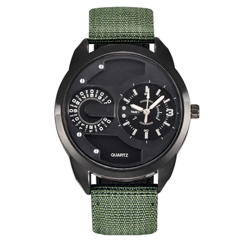 1pc / lot Men Cheap Watches Students Fashion Casual Nylon Band Quartz Wrist Watch Black Erkek Barato Saat Relogio Masculino 2025
