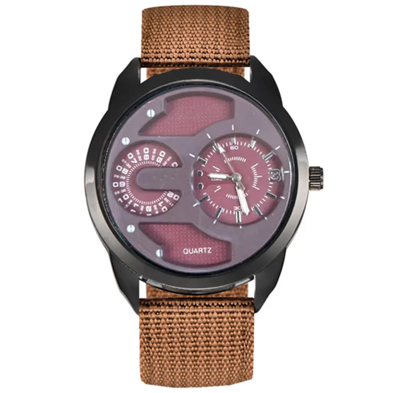 1pc / lot Men Cheap Watches Students Fashion Casual Nylon Band Quartz Wrist Watch Black Erkek Barato Saat Relogio Masculino 2025