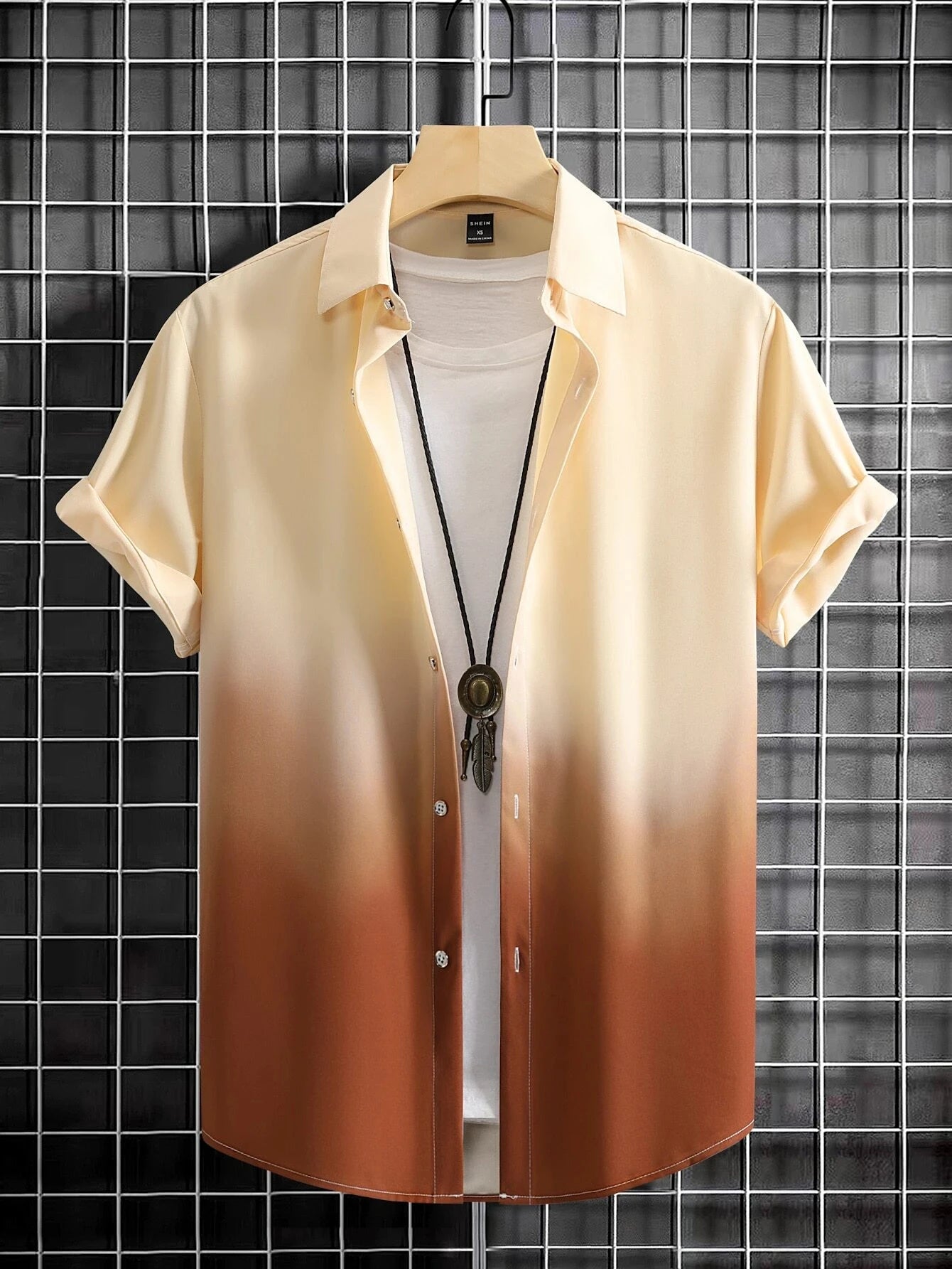 2025 Men's Shirt Summer Clothing Gradient Design Graphic 3D Print Shirts Short Sleeve Tops Streetwear  Casual Hawaiian Shirts