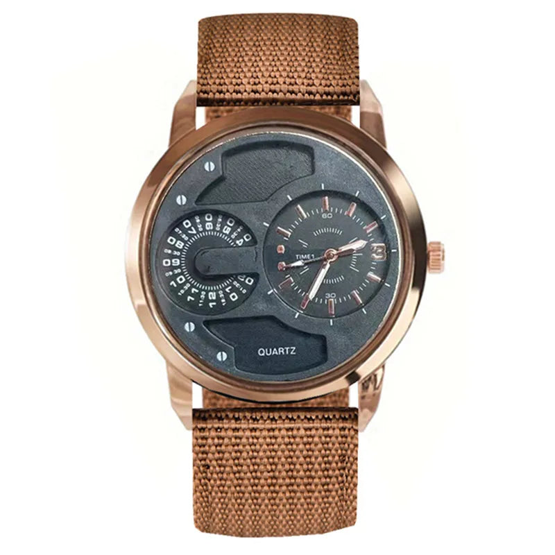 1pc / lot Men Cheap Watches Students Fashion Casual Nylon Band Quartz Wrist Watch Black Erkek Barato Saat Relogio Masculino 2025