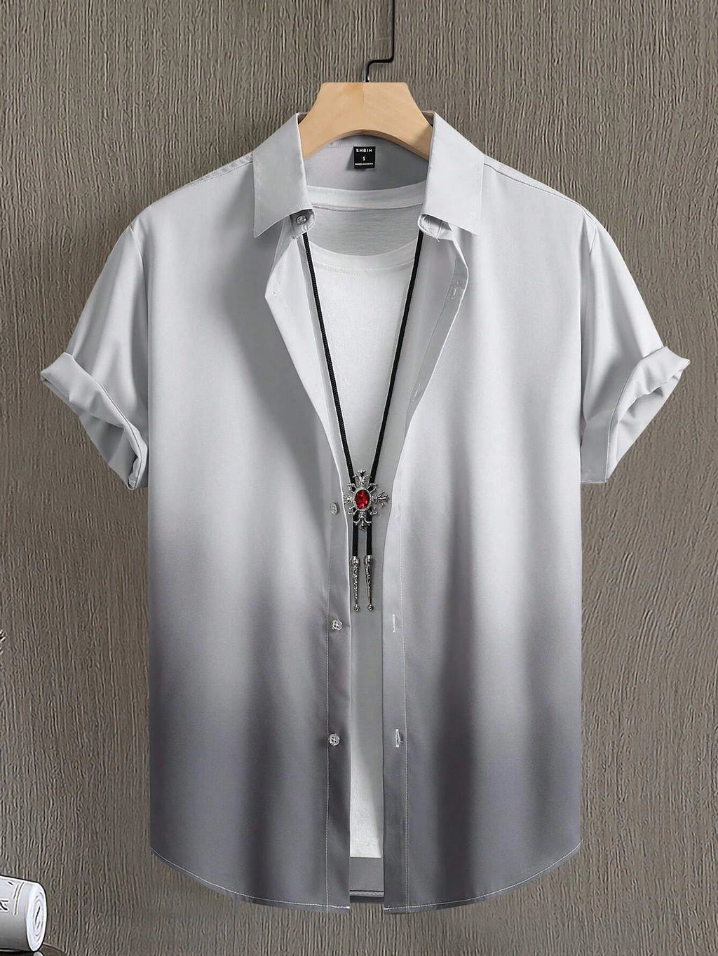 2025 Men's Shirt Summer Clothing Gradient Design Graphic 3D Print Shirts Short Sleeve Tops Streetwear  Casual Hawaiian Shirts