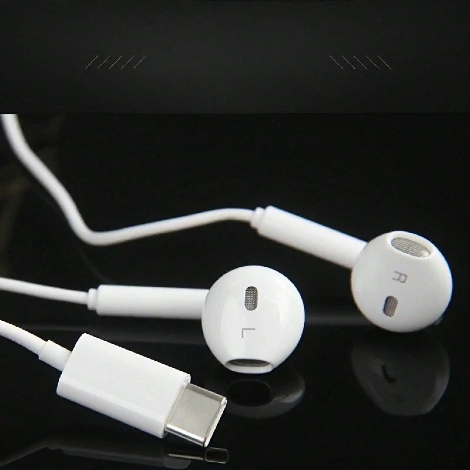 Type-C Wired In-Ear Earphones With Mic And Volume Control HiFi Stereo For IPhone 16/15,23/S22/S21/Ultra Note 10/20