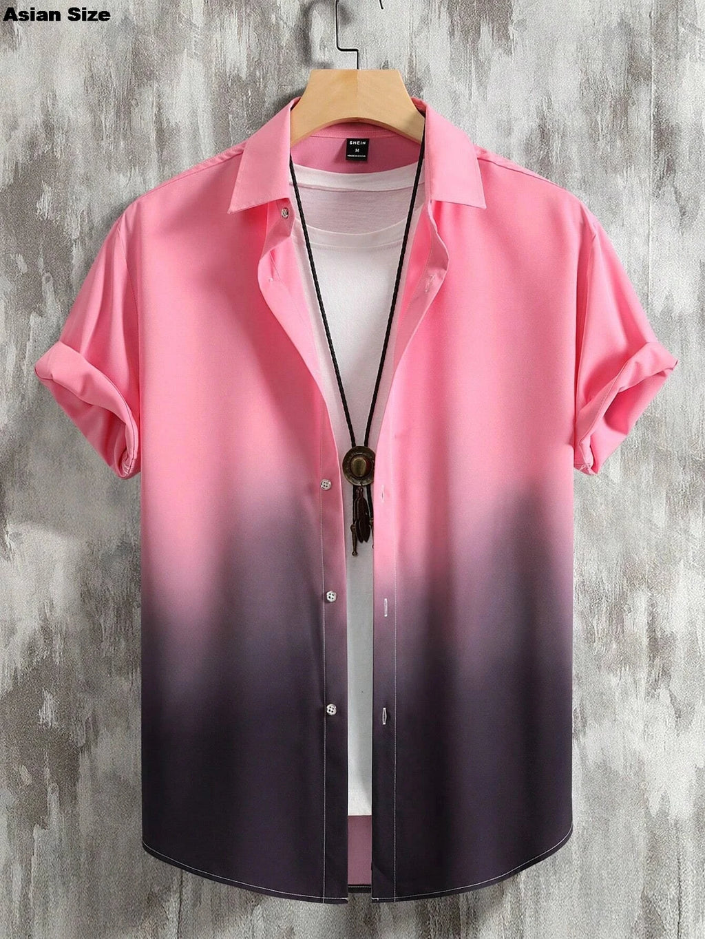 2025 Men's Shirt Summer Clothing Gradient Design Graphic 3D Print Shirts Short Sleeve Tops Streetwear  Casual Hawaiian Shirts
