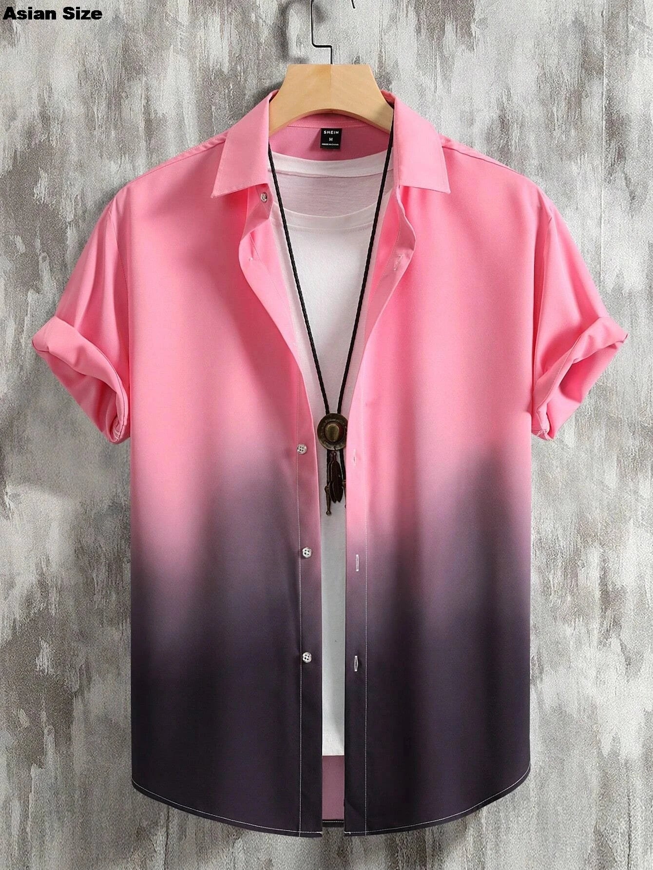 2025 Men's Shirt Summer Clothing Gradient Design Graphic 3D Print Shirts Short Sleeve Tops Streetwear  Casual Hawaiian Shirts