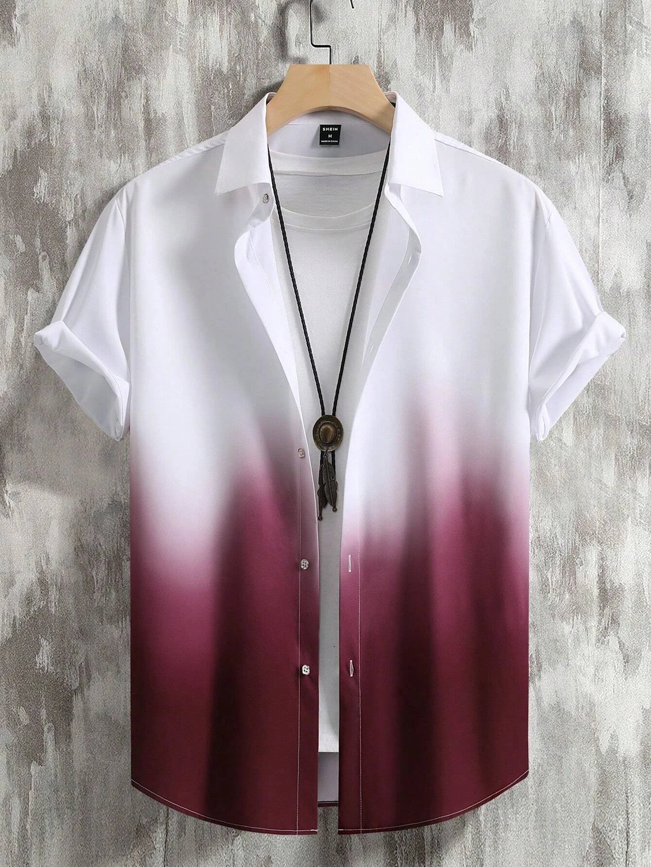2025 Men's Shirt Summer Clothing Gradient Design Graphic 3D Print Shirts Short Sleeve Tops Streetwear  Casual Hawaiian Shirts