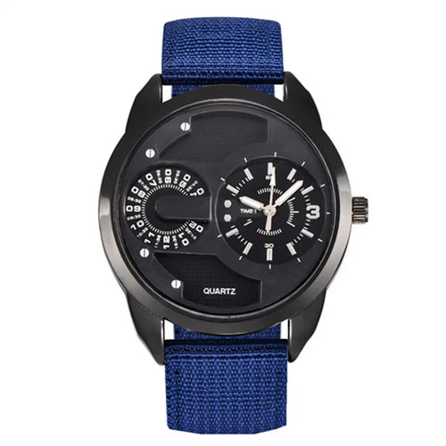 1pc / lot Men Cheap Watches Students Fashion Casual Nylon Band Quartz Wrist Watch Black Erkek Barato Saat Relogio Masculino 2025