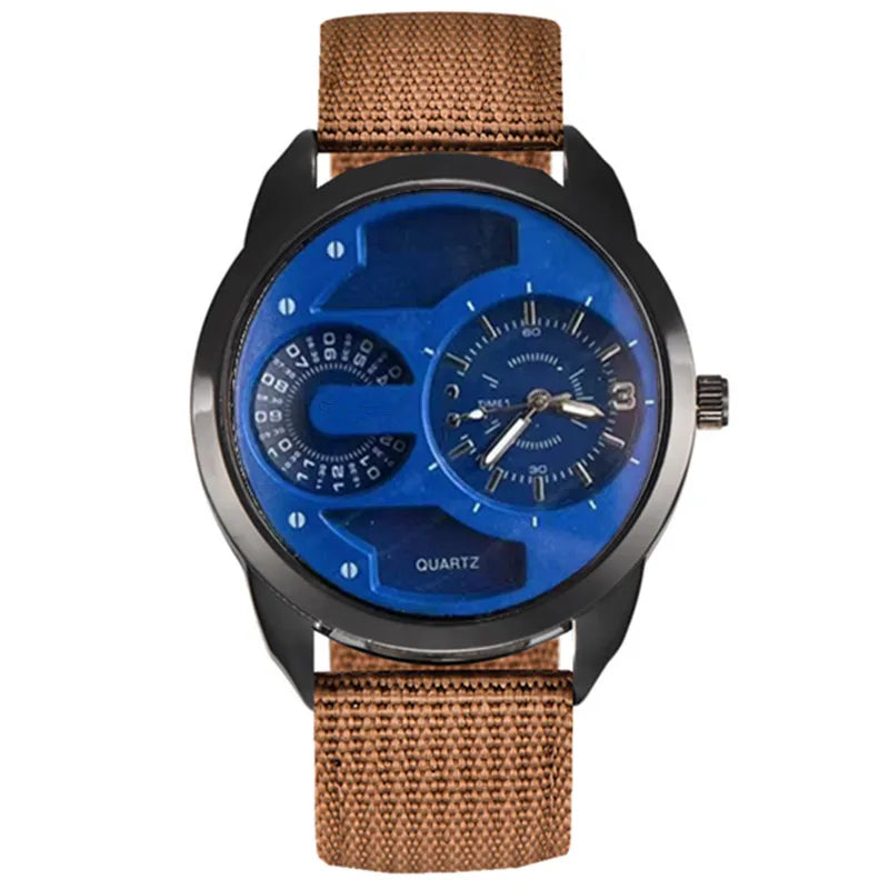 1pc / lot Men Cheap Watches Students Fashion Casual Nylon Band Quartz Wrist Watch Black Erkek Barato Saat Relogio Masculino 2025