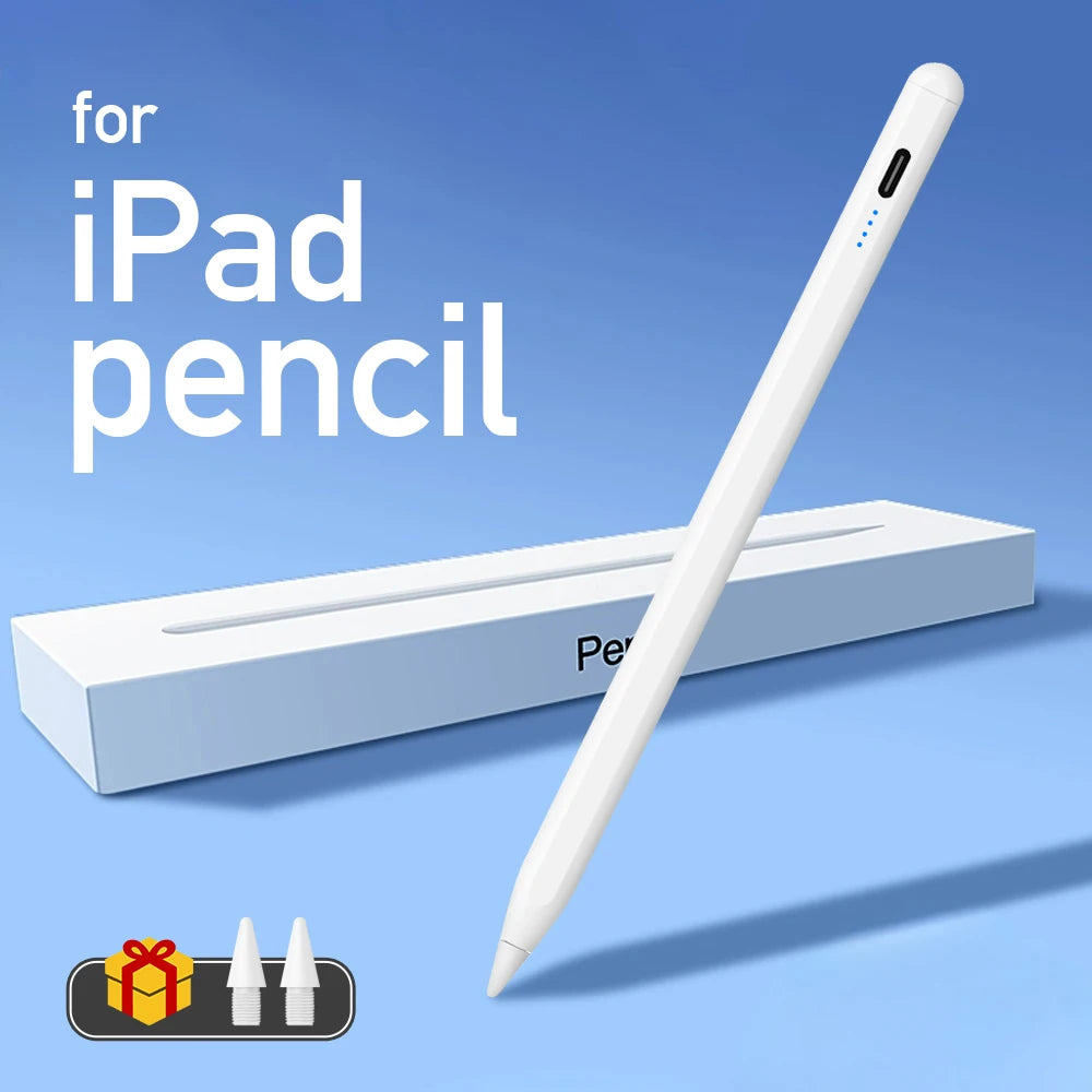 Stylus Pen For Apple Pencil with LED Power Indicators Palm Rejection Touch Pencil for 2025 2022 2021 2020 2019 2018 iPad pencil
