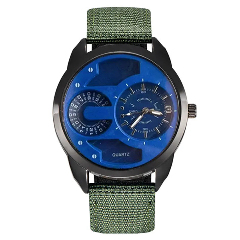 1pc / lot Men Cheap Watches Students Fashion Casual Nylon Band Quartz Wrist Watch Black Erkek Barato Saat Relogio Masculino 2025