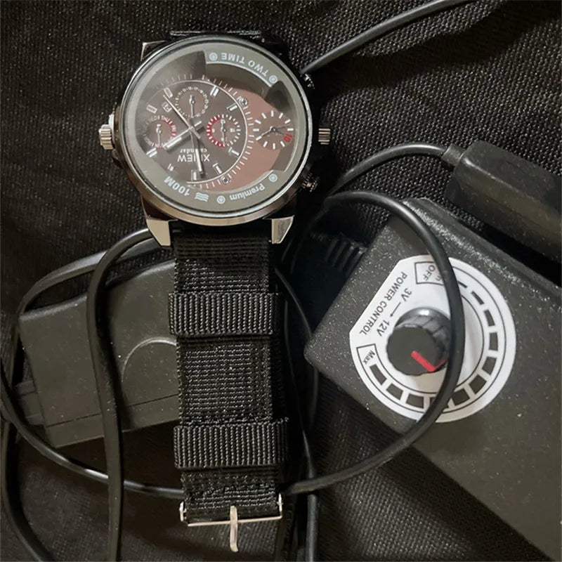 Men Cheap Big Watches Students Fashion Nylon Band Simple Date Sports Quartz Watch Erkek Barato Saat Relogios Masculinos 2024