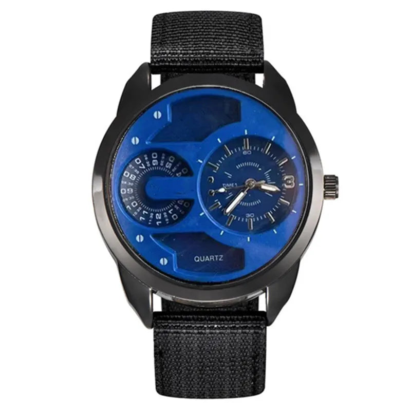1pc / lot Men Cheap Watches Students Fashion Casual Nylon Band Quartz Wrist Watch Black Erkek Barato Saat Relogio Masculino 2025