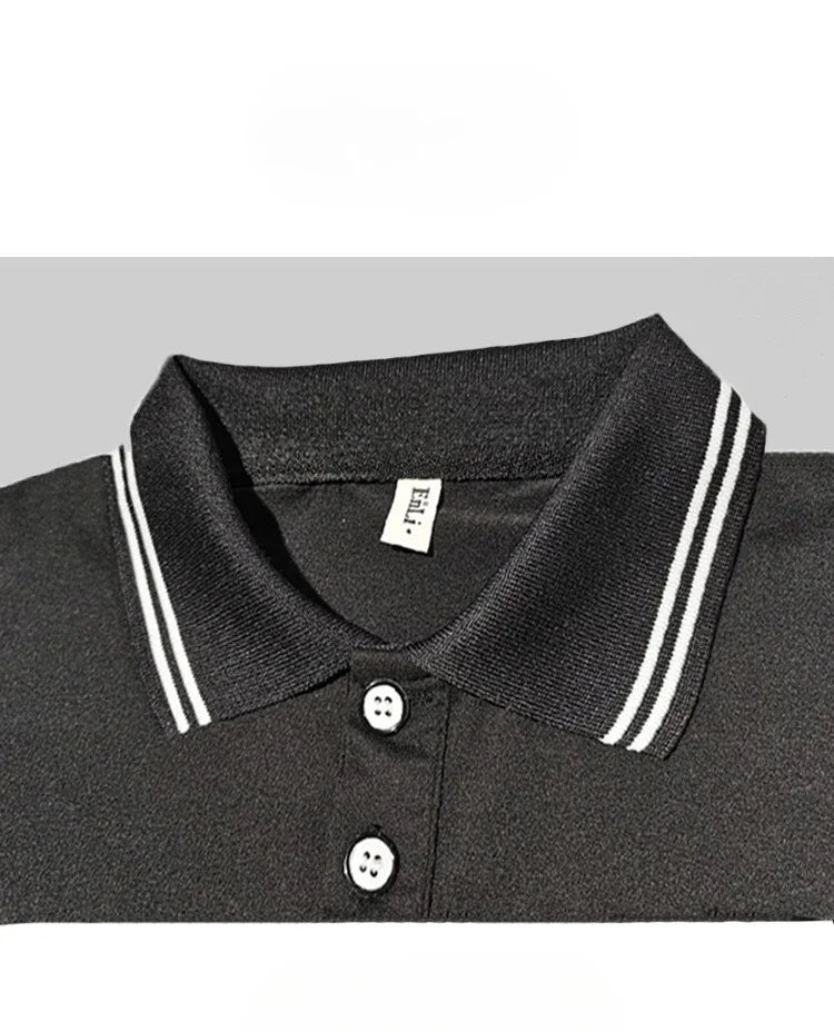 men's Polos sets 2026 Summer Y2k tracksuits  Polyester Printed drip clothing Graphic sweat suit men's chandals Short sleeve